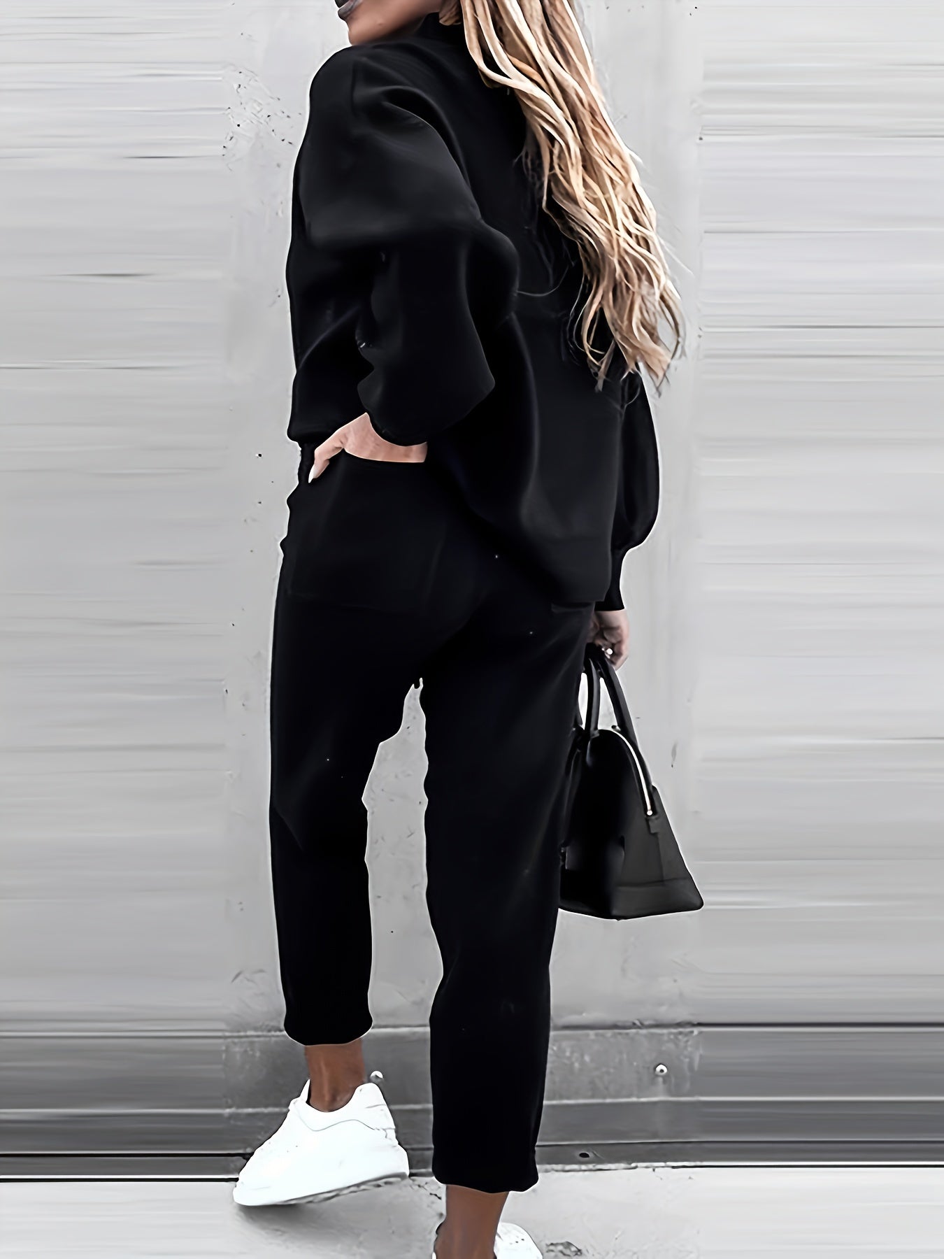 vlovelaw Women's Two-piece Set, Long Sleeve Sweatshirt & Pants, Women's Clothing
