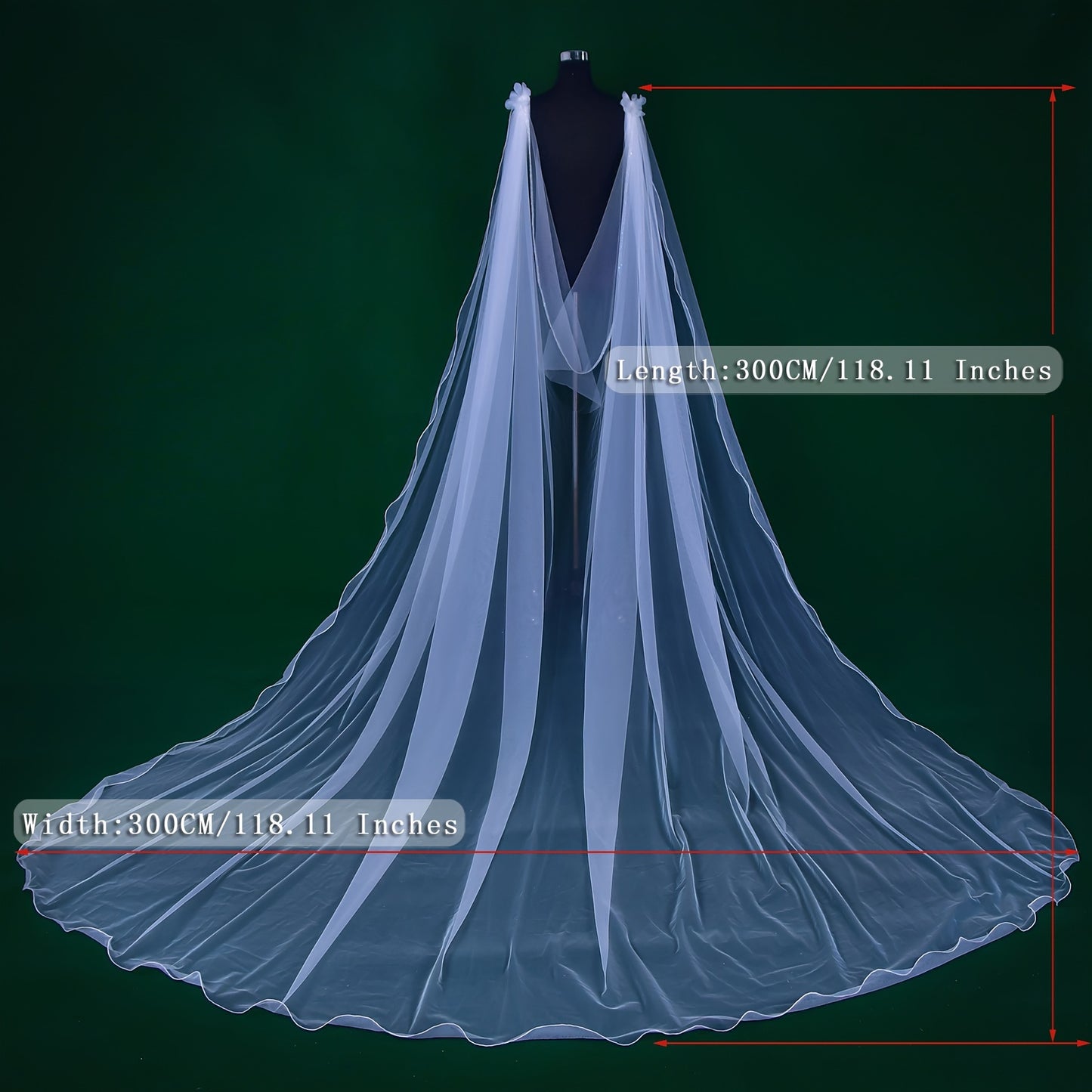 vlovelaw Bride Wedding Dress Shawl Overlay With Suspended Skirt Shoulder Flower Shawl Performance Wedding Gown Accessories