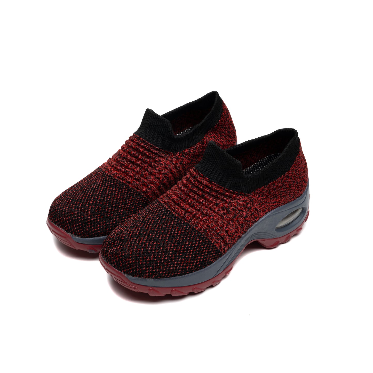 vlovelaw Women's Breathable Knit Sneakers, Comfortable Low Top Slip On Shoes, Women's Air Cushion Shoes