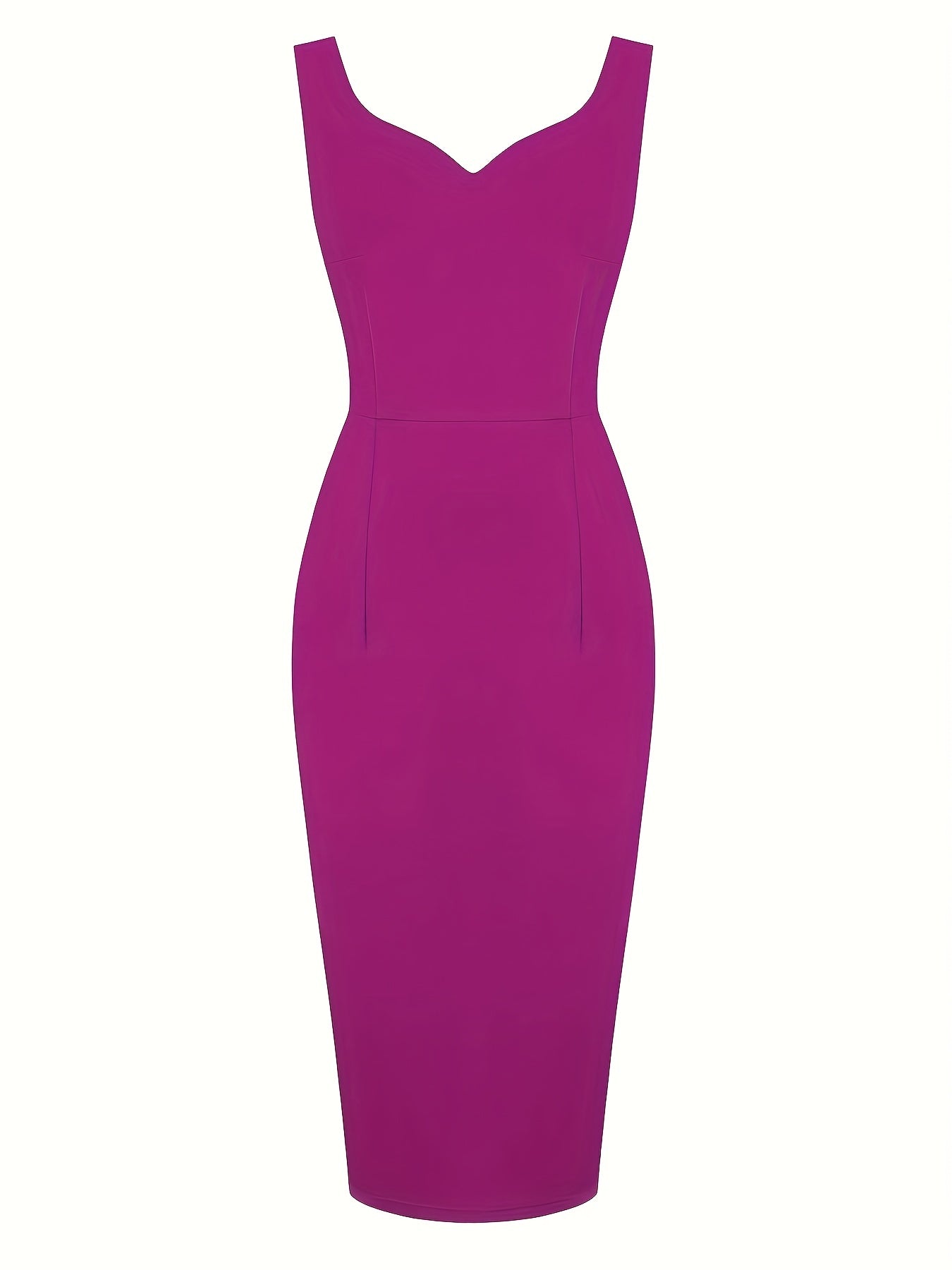 Women's Dress Solid Sweetheart Neck Slim Bodycon Party Dress