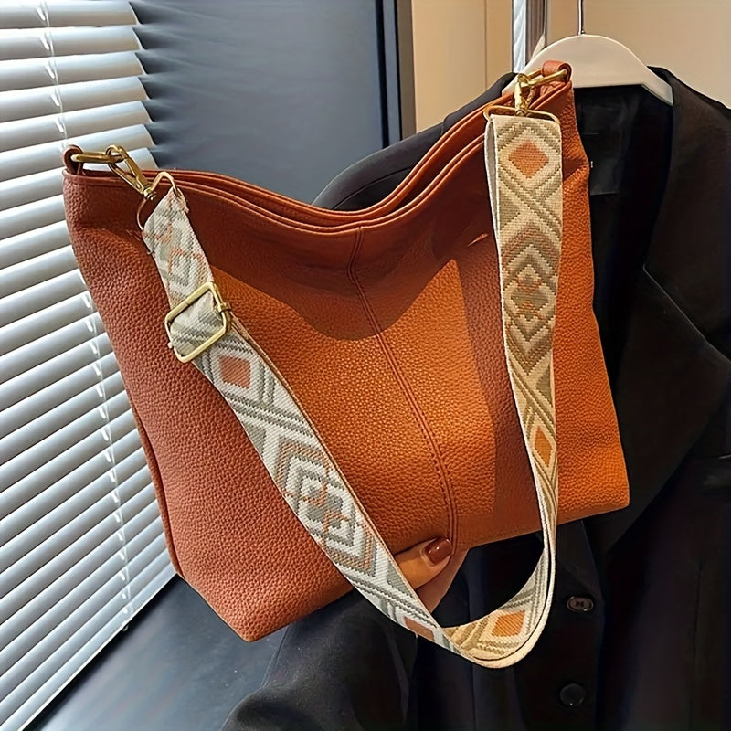 Trendy Vintage Boho Womens Shoulder Bag - Spacious Hobo Style with Crossbody Design - Perfect for Fashion-Forward Ladies