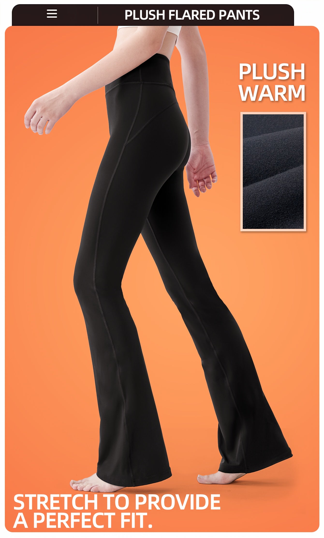 vlovelaw High Waist Sports Flared Pants, Solid Color Running Yoga Bootcut Pants, Women's Activewear