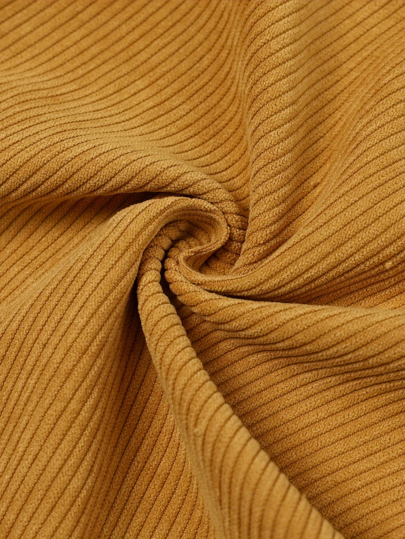 vlovelaw Casual Corduroy Two-piece Set, Zip Up Crop Top & Pants Outfits, Women's Clothing