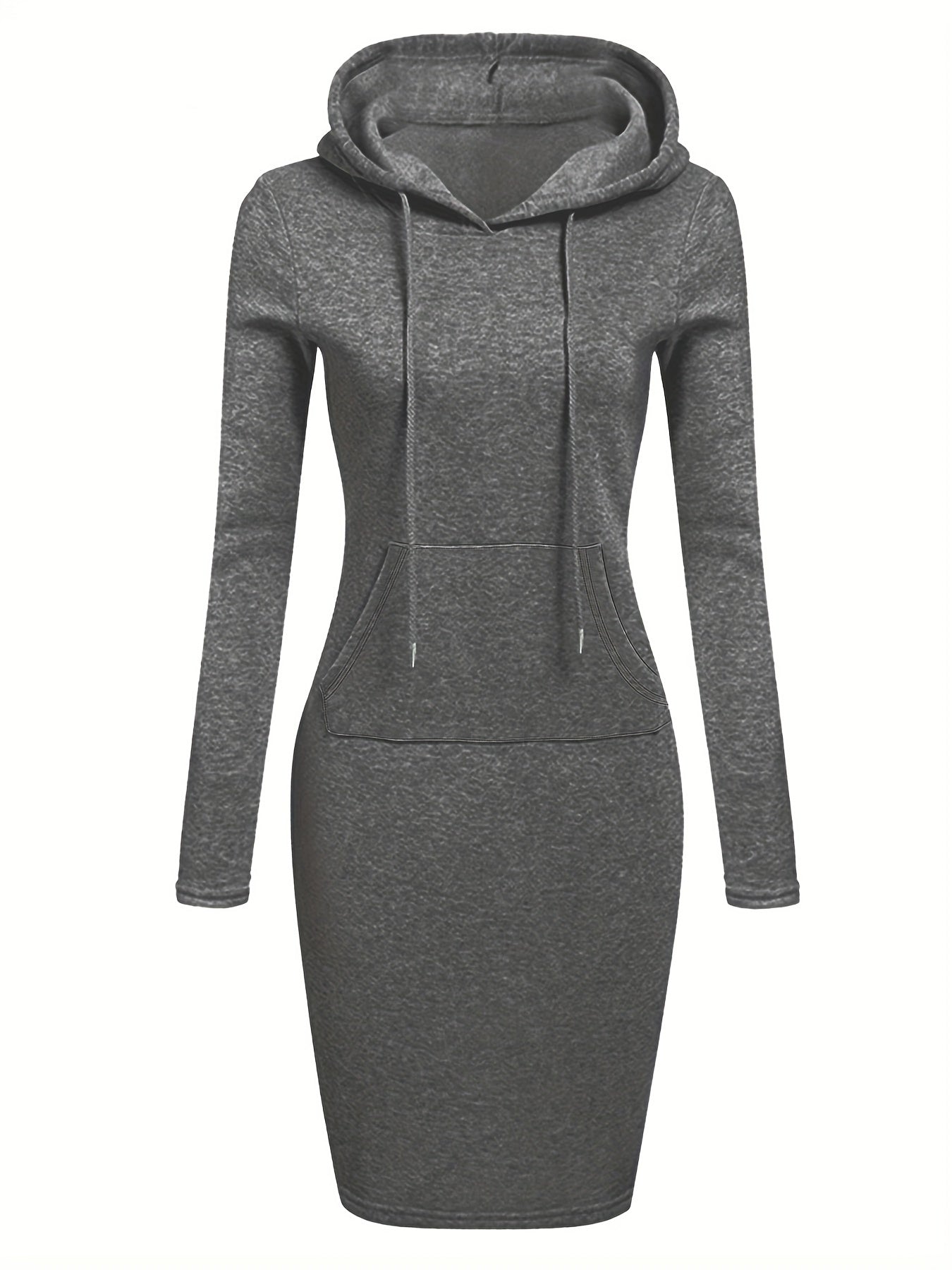 Women's Long Hoodies Pullover Sweatshirt, Outwear Mid-Length Sports Hooded Sweatshirts, Women's Athleisure