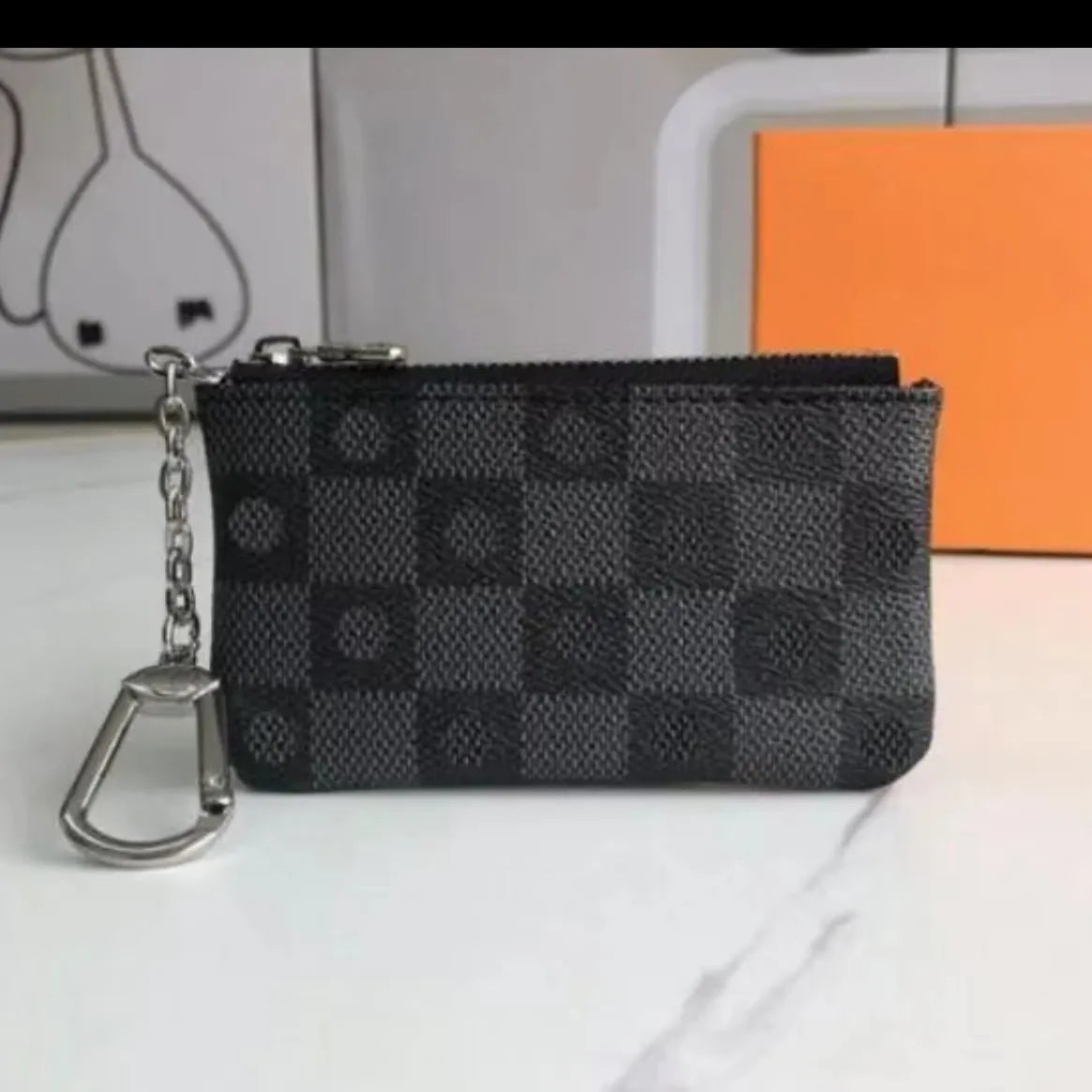 Designer wallet womens purse Compact POCKET ORGANIZER Designer Card Holders Fashion Short Luxury Multiple Wallet Key Coin Card Holder Damier Graphite Canvas PRPU