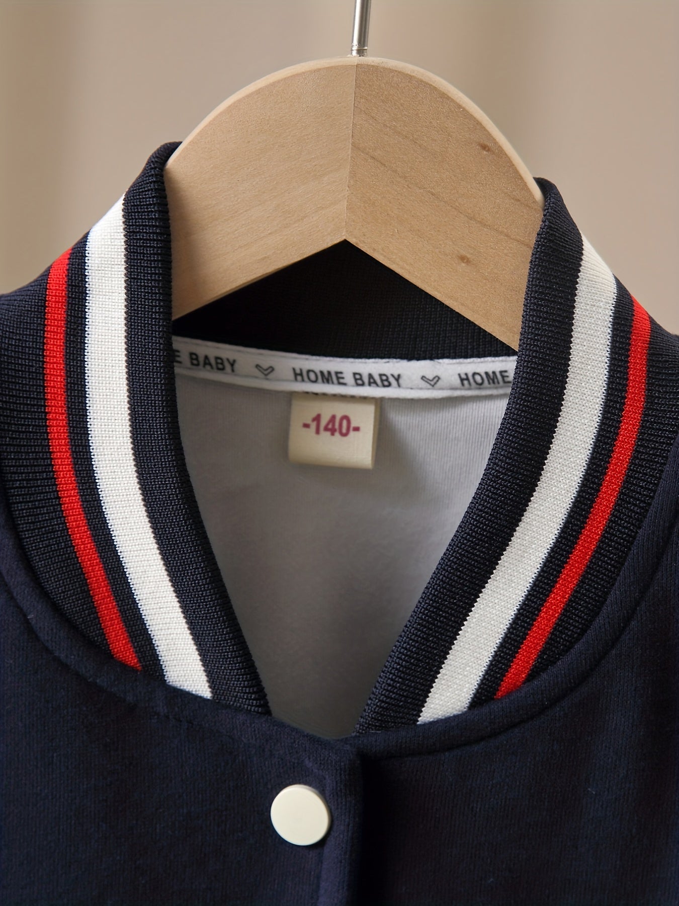 Girl's Sporty Style Outfit 2pcs, Color Clash Varsity Jacket & Wide Leg Pants Set, Kid's Clothes For Spring Fall