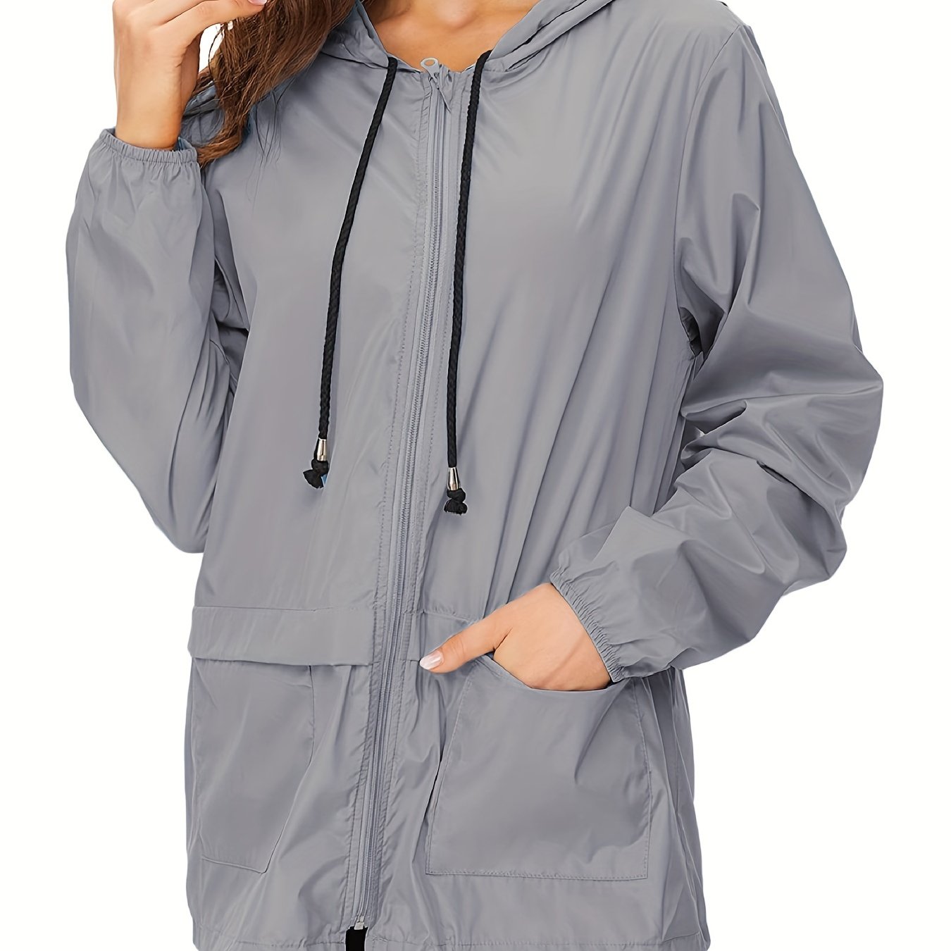 vlovelaw  Women's Outwear Lightweight Rain Jacket Women Packable Raincoats Jacket