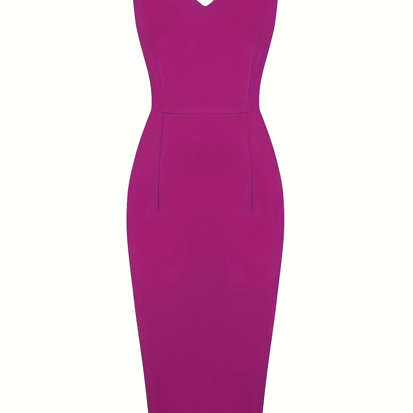 Women's Dress Solid Sweetheart Neck Slim Bodycon Party Dress