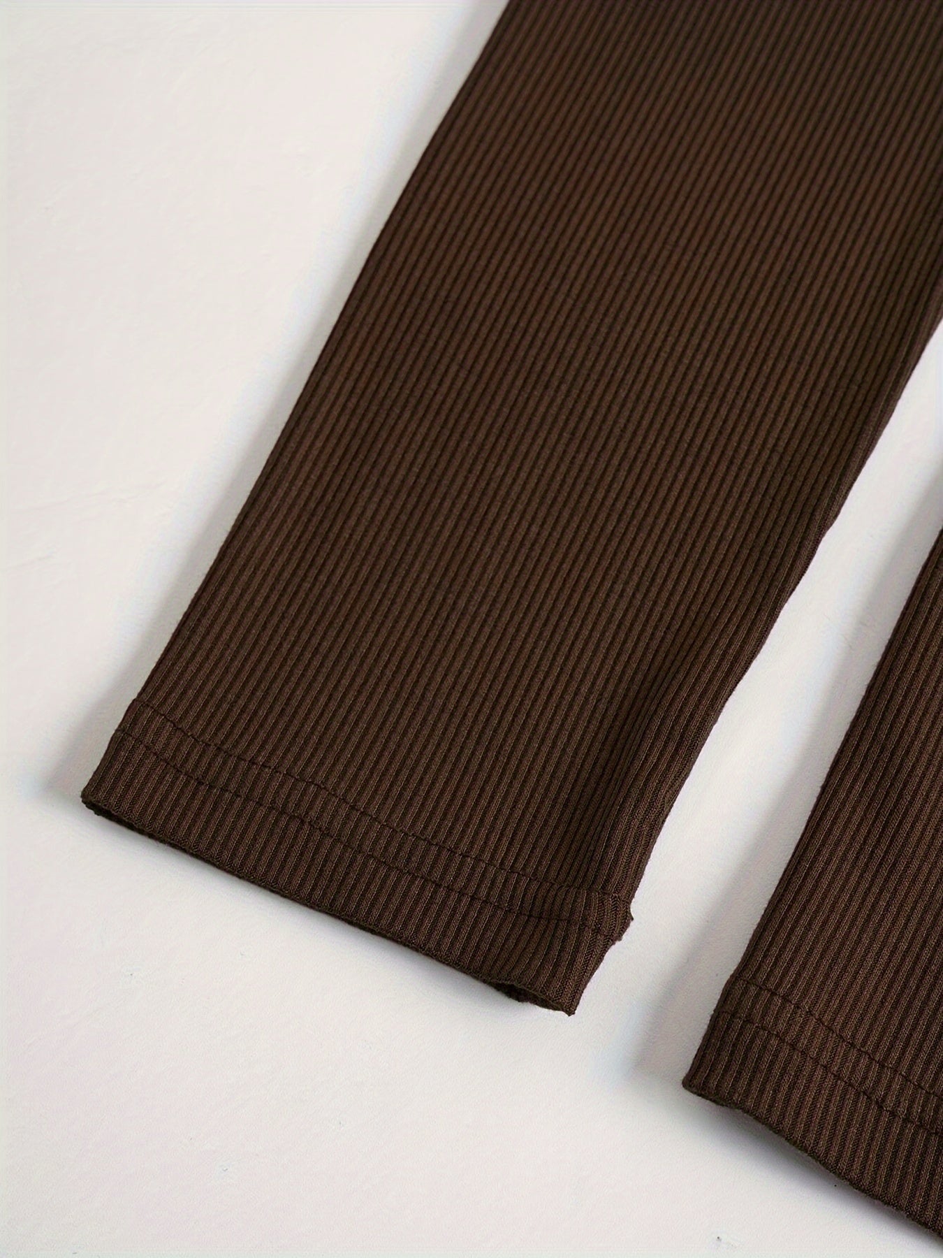 Cut Out Crew Neck T-Shirt, Casual Long Sleeve Slim Top For Spring & Fall, Women's Clothing