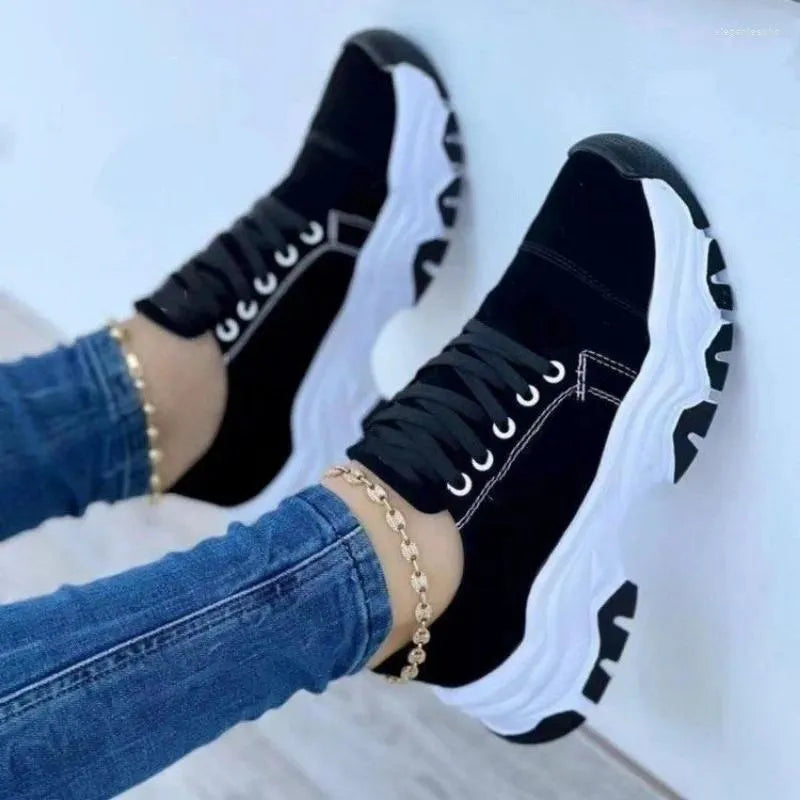 Casual Shoes Red Sneakers Women Woman Tennis Canvas Shoe Female Ladies Sport Platform Sneaker Hollow Out