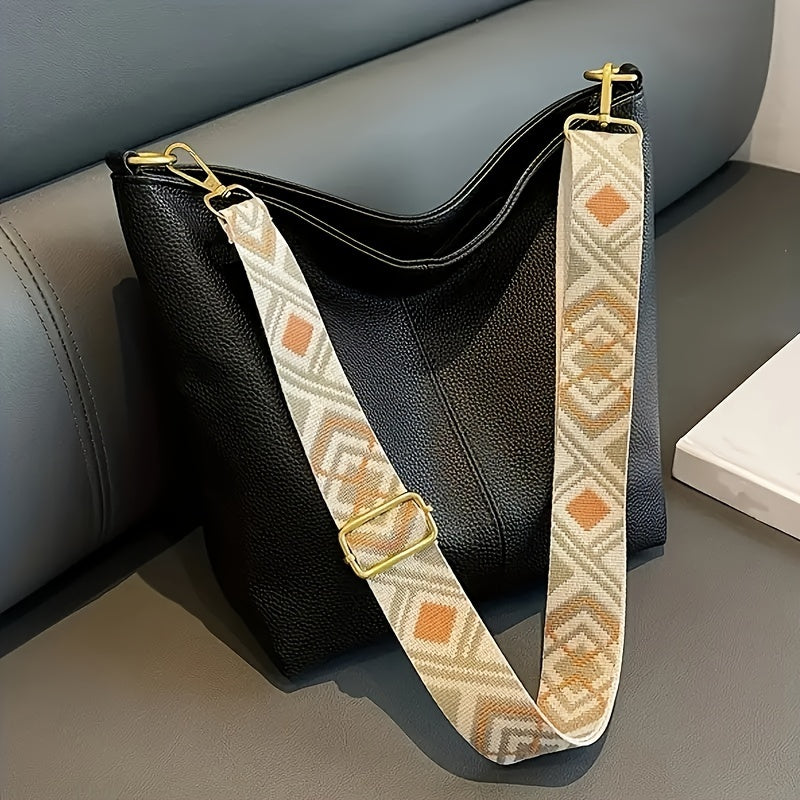 Trendy Vintage Boho Womens Shoulder Bag - Spacious Hobo Style with Crossbody Design - Perfect for Fashion-Forward Ladies