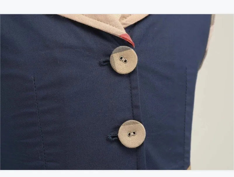 British Style Summer Baby Girls Princess Dress Kids Trun-Down Collar Sleeveless Dresses Children Cotton Casual Skirts Girl Vest Skirt With Bowtie