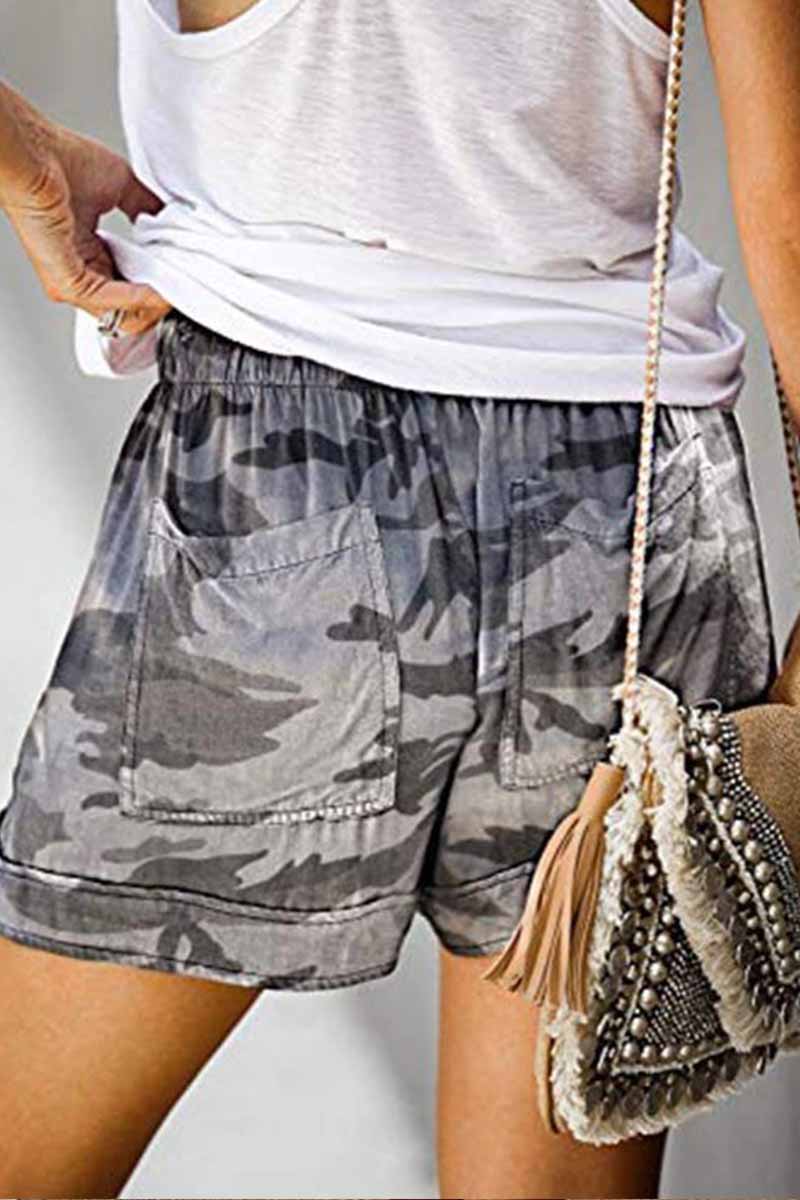 Vlovelaw Summer Loose Print Shorts