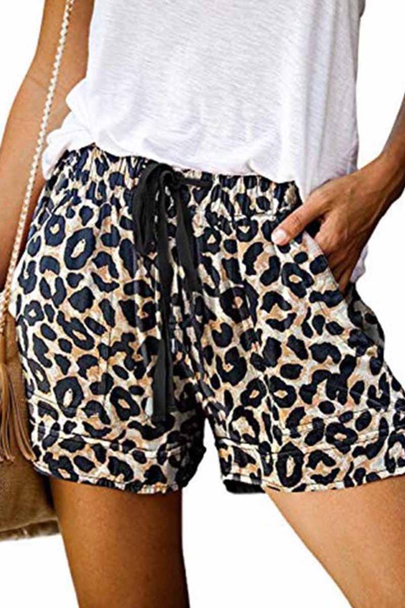 Vlovelaw Summer Loose Print Shorts