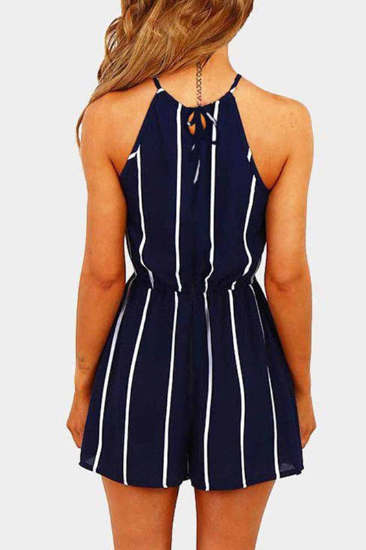 Vlovelaw Striped Beach Jumpsuit