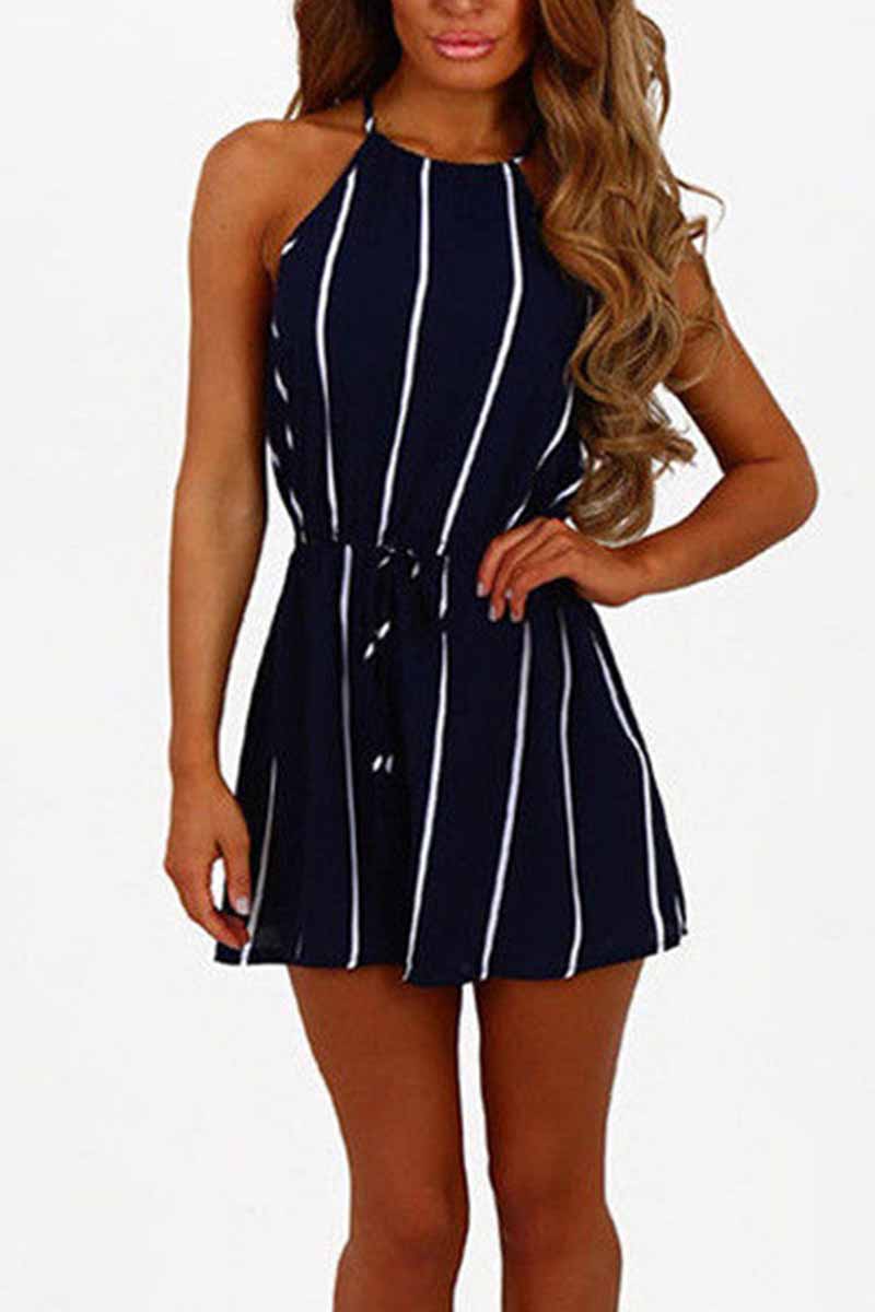 Vlovelaw Striped Beach Jumpsuit