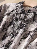 vlovelaw  Allover Print Button Front Shirt, Casual Long Sleeve Shirt For Spring & Fall, Women's Clothing