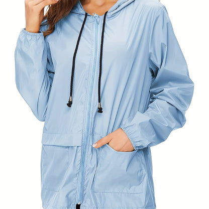 vlovelaw  Women's Outwear Lightweight Rain Jacket Women Packable Raincoats Jacket