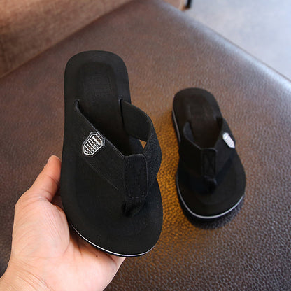 VLOVELAW Children's Slippers Men's Summer Non-Slip Outdoor Flip-Flops Kids' Soft-Soled Home Indoor Beach Shoes Parent-Child Sandals