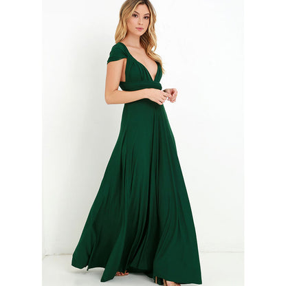 VLOVELAW EBay  European and American Cross Backless Sexy Lace-up Dress Long Dress