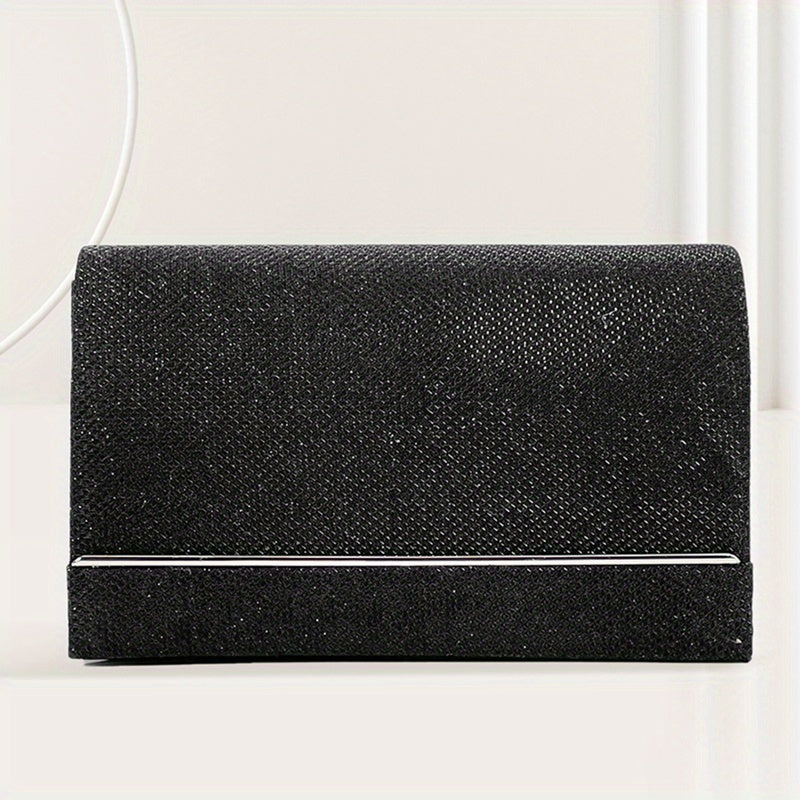 vlovelaw  Clutch Bag Evening Party Bag, Glitter Small Purse With Detachable Chain Strap, Any Prom Clutch Wallet !
