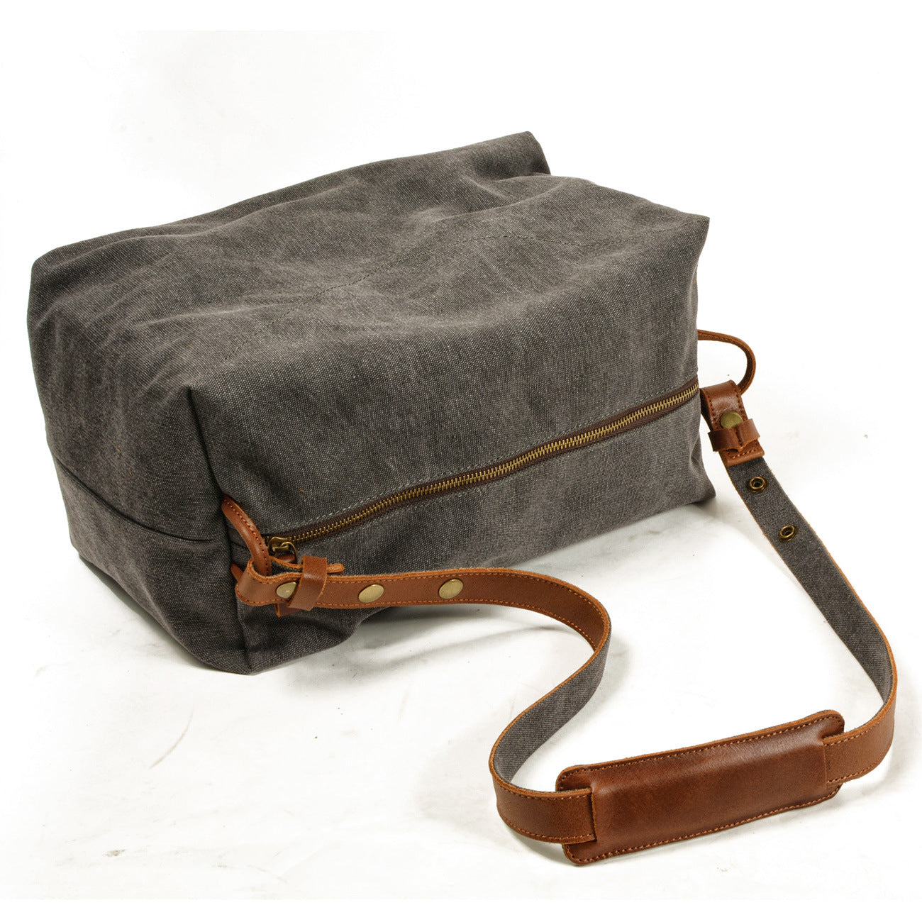 VLOVELAW 2025 New men's canvas satchel casual literary and retro shoulder men's oblique span bag women's simple messenger bag