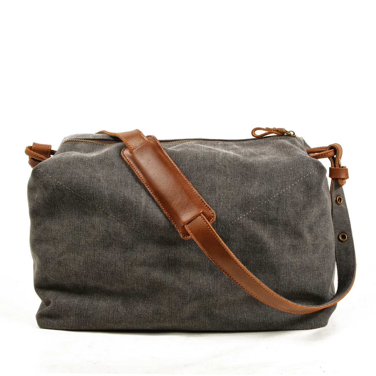 VLOVELAW 2025 New men's canvas satchel casual literary and retro shoulder men's oblique span bag women's simple messenger bag