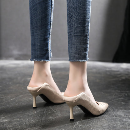 One Piece Dropshipping Soft Surface Small Size 31 32 1650.00G Wear Work Stiletto Heel plus Size High Heels 41 42 43 plus Size