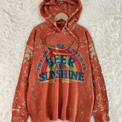 vlovelaw  Halloween Print Knit Hoodie, Casual Long Sleeve Drawstring Hoodies Sweatshirt, Women's Clothing