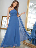 vlovelaw  Ruched One Shoulder Bridesmaid Dress, Elegant Dress For Wedding Party, Women's Clothing