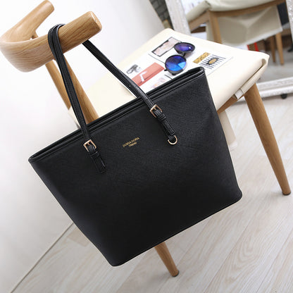 European and American Fashion Women's Foreign Trade Bags Women's Bag Hand-Carrying Big Shoulder Bag Mummy Bag Cross-Border Leather Wholesale Delivery