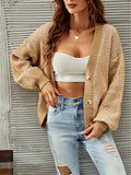 vlovelaw  V Neck Button Up Sweater, Casual Sweater For Spring & Fall, Women's Clothing