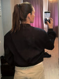 vlovelaw  Solid Button Front Jacket, Casual Long Sleeve Pocket Jacket, Women's Clothing