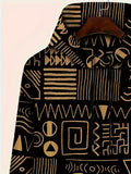 vlovelaw  vlovelaw  Irregular Pattern Print Hoodie, Cool Hoodies For Men, Men's Casual Graphic Design Pullover Hooded Sweatshirt With Kangaroo Pocket Streetwear For Winter Fall, As Gifts