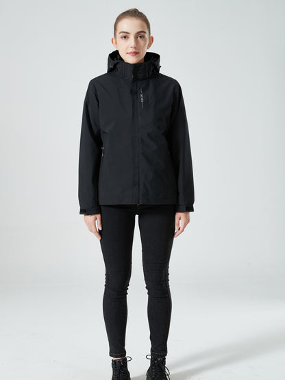 vlovelaw  Women's 3-in-1 Outdoor Jacket - Thermal, Waterproof Hardshell with Inner Fleece for Ultimate Comfort and Protection