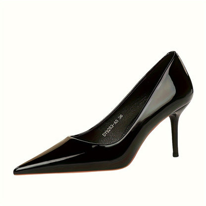 vlovelaw  Women's Classic High Heels, Fashion Pointed Toe Pumps, Slim Heel, Versatile Office Shoes