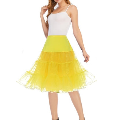vlovelaw  Solid High Waist Ruffled Hem Vintage Skirts, Casual Dancing Short Skirts, Women's Clothing