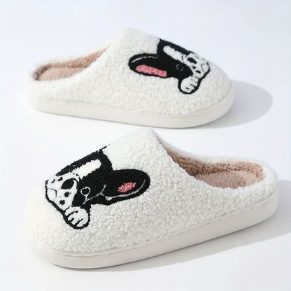 Cute Cartoon Home Slippers, Cozy Indoor House Slippers With Faux Fur Lining, Soft And Warm For Women, Winter & Autumn