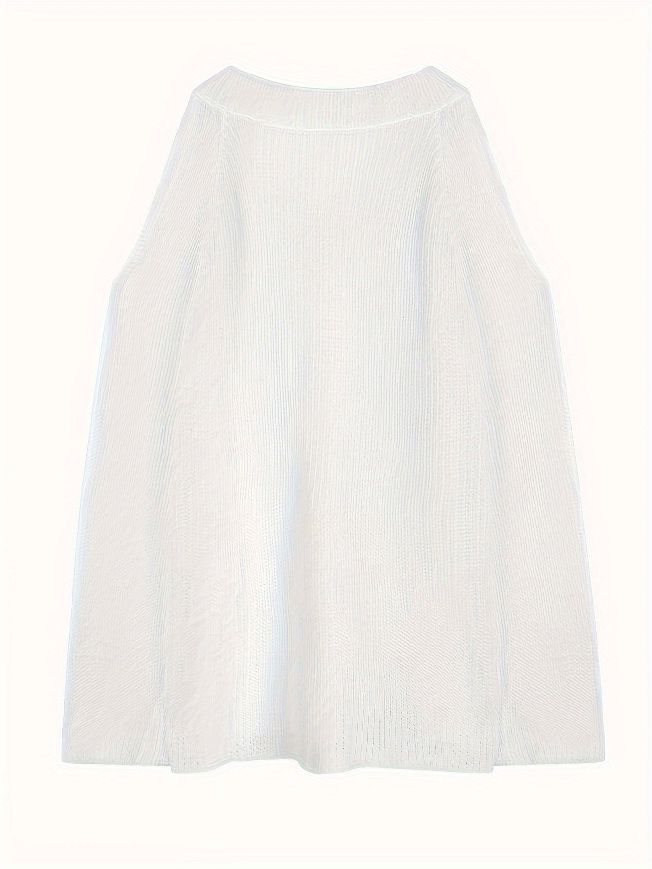 Solid V Neck Thin Pullover Sweater, Casual Cold Shoulder Long Sleeve Loose Sweater, Women's Clothing