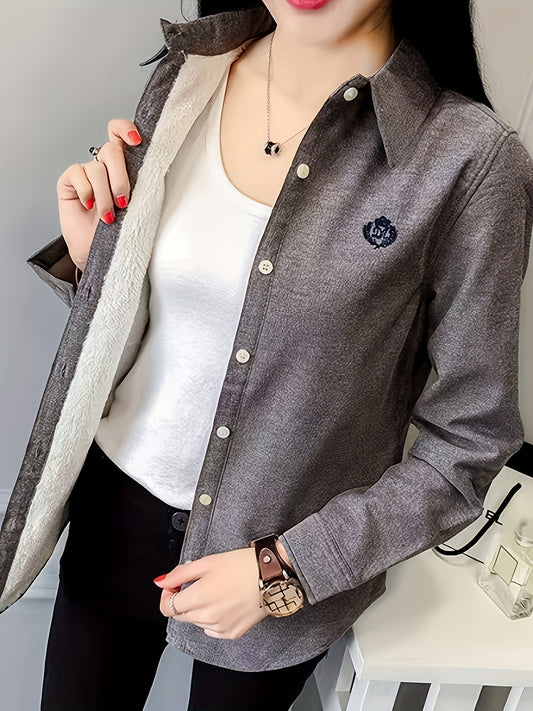 vlovelaw  Cute Graphic Simple T-shirt, Casual Thermal Long Sleeve T-shirt, Women's Clothing