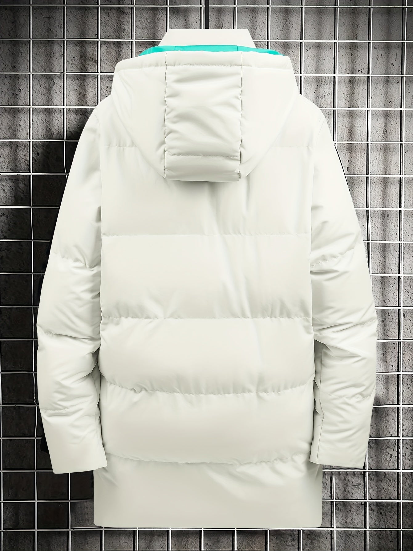 vlovelaw Men's Casual Padded Coat For Fall Winter, Warm Thick Hooded Jacket
