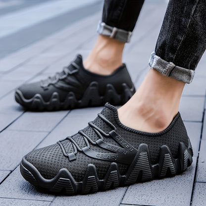 Men's Stylish Solid Low Top Rain Boots, Non-slip Wear-resistant Waterproof Rain Shoes For Outdoor Working Fishing
