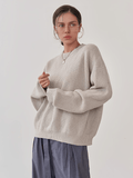 vlovelaw  Solid Ribbed Sweater, Casual Crew Neck Long Sleeve Sweater, Casual Tops For Fall & Winter, Women's Clothing