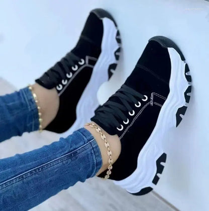Casual Shoes Red Sneakers Women Woman Tennis Canvas Shoe Female Ladies Sport Platform Sneaker Hollow Out