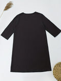 Notched Neck Vacation Dress, Casual Dress For Summer & Spring, Women's Clothing