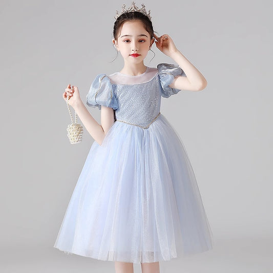 VLOVELAW Best Jane Girls' Dress  New Summer Dress Birthday Princess Dress Children's Full Dress Trendy Princess Dress