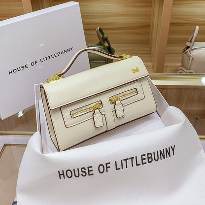VLOVELAW Spring New Special-Interest Design High-Grade Portable Small Square Bag Retro and Fashion All-Matching One-Shoulder Crossboby Bag