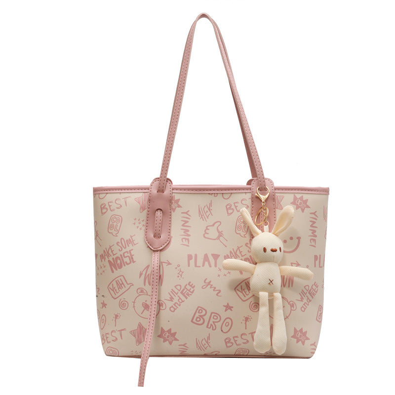 VLOVELAW 2025 Customized fashion women's bags, large-capacity printed shoulder tote bags, fashionable and versatile high-end handbags, women's bags