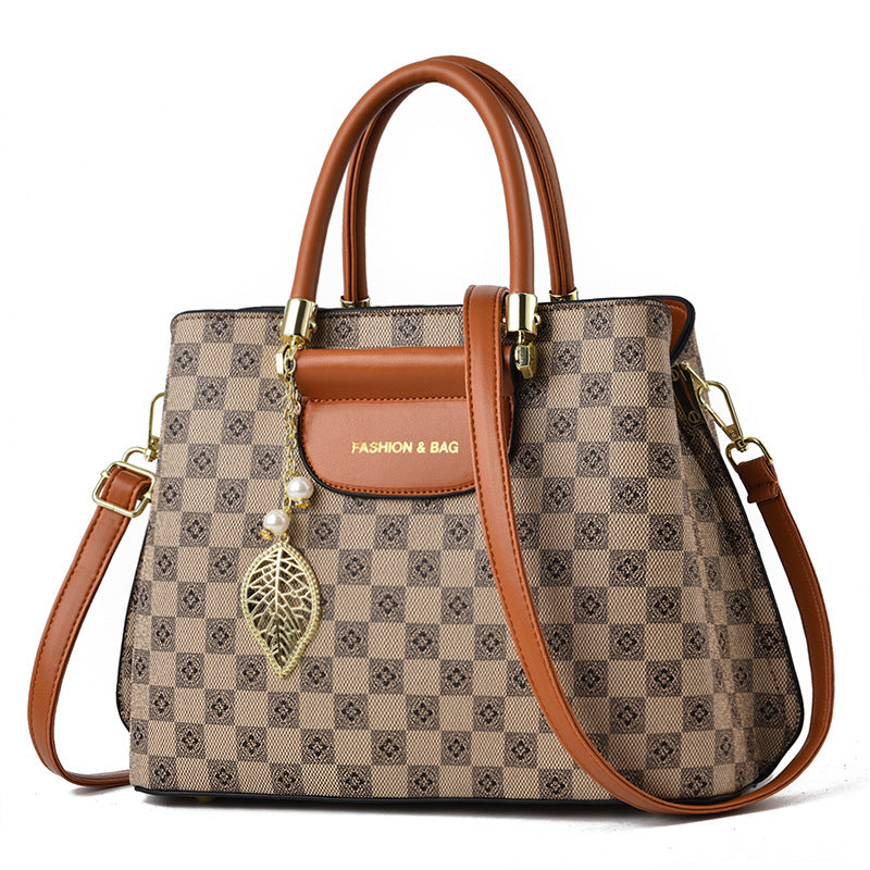 VLOVELAW 2025 Women's bag new popular large-capacity handbag versatile fashion shoulder messenger bag women's bag women's one hair