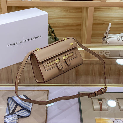 VLOVELAW Spring New Special-Interest Design High-Grade Portable Small Square Bag Retro and Fashion All-Matching One-Shoulder Crossboby Bag